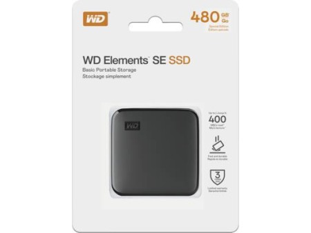 WD Elements SE 480GB Portable SSD